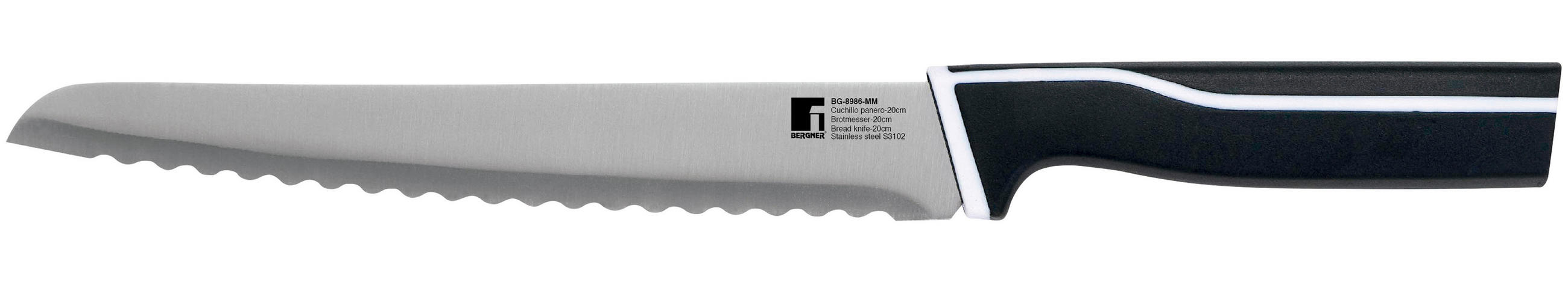 Thumbnail - BERGNER Messerset Kyoto schwarz Edelstahl 5 tlg.