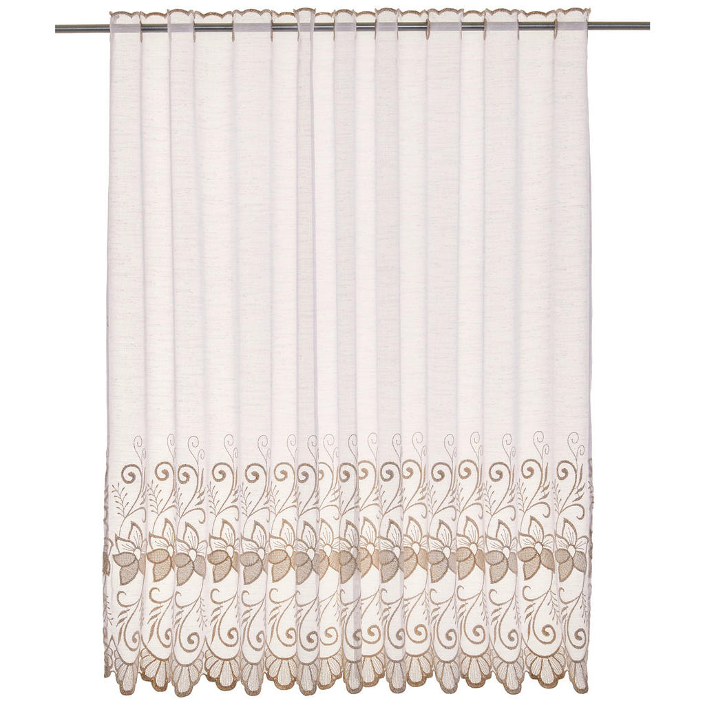 Thumbnail - POCOline Scheibengardine Doris weiß B/L: ca. 140x110 cm