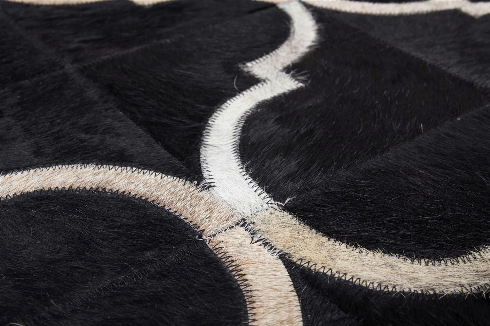 Thumbnail - Kayoom Flachflorteppich Lavish 310 schwarz B/H/L: ca. 120x0,8x170 cm