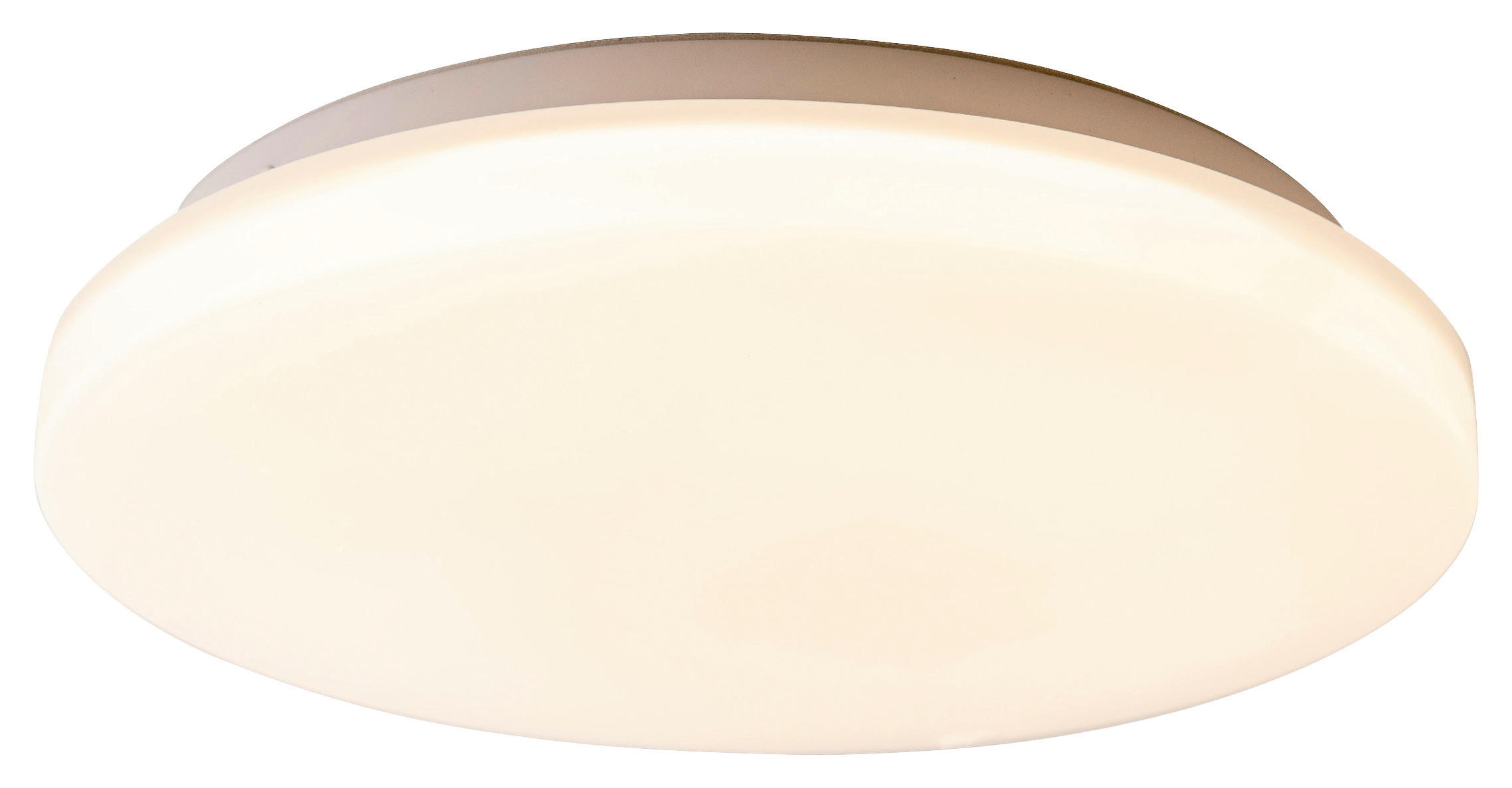 Näve Leuchten LED-Deckenleuchte weiß Kunststoff Metall B/H/T/D: ca. 30x6,2x30x30 cm