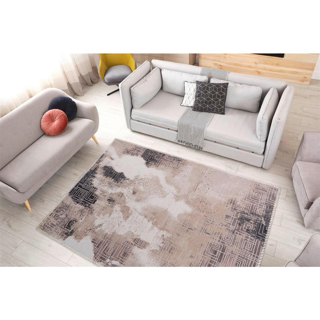 Thumbnail - Arte Espina Flachflorteppich Prayer 525 creme B/H/L: ca. 160x0,5x230 cm