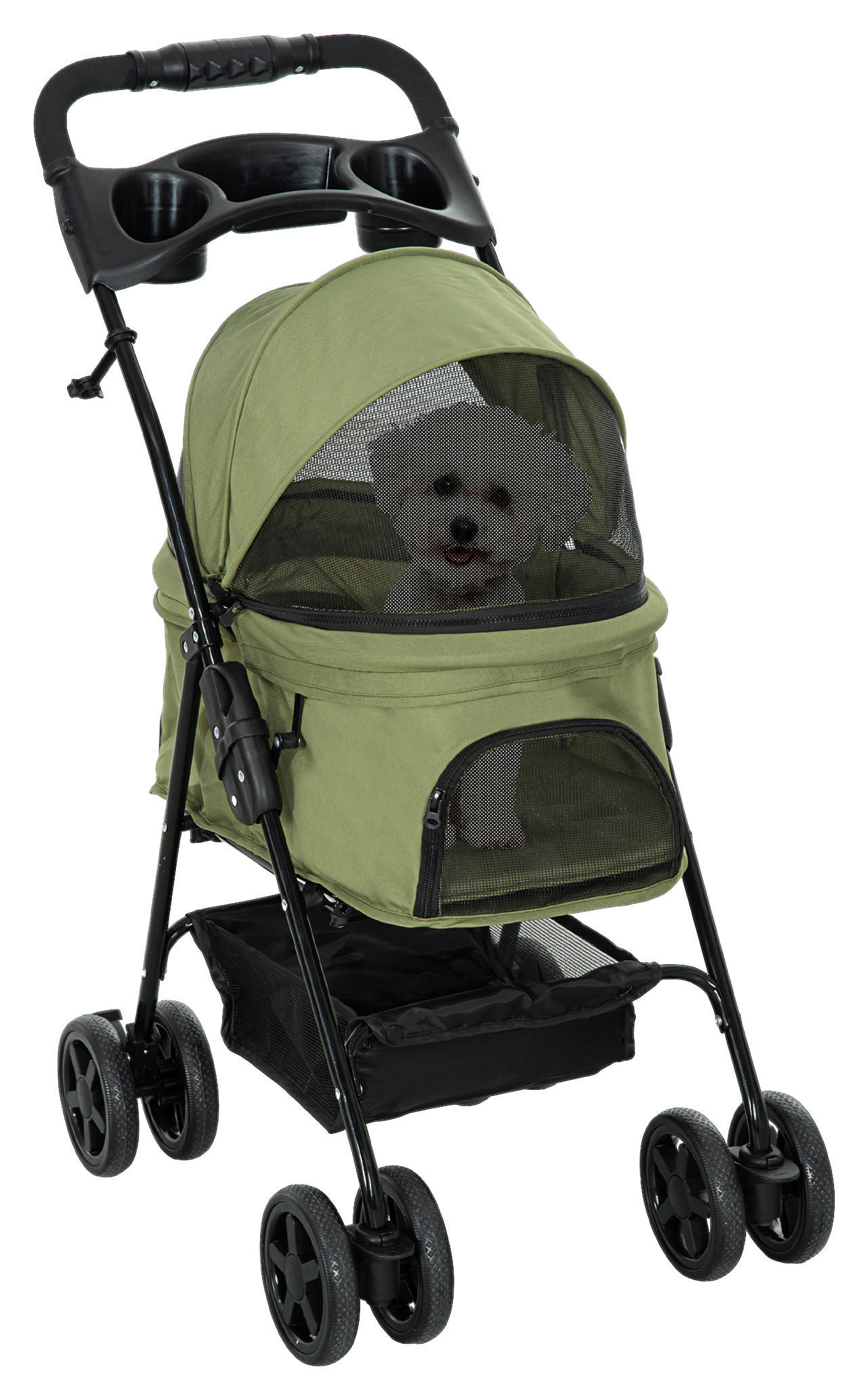 PawHut Hunde-Zubehör dunkelgrün Polyester B/H/L: ca. 45x67x96 cm