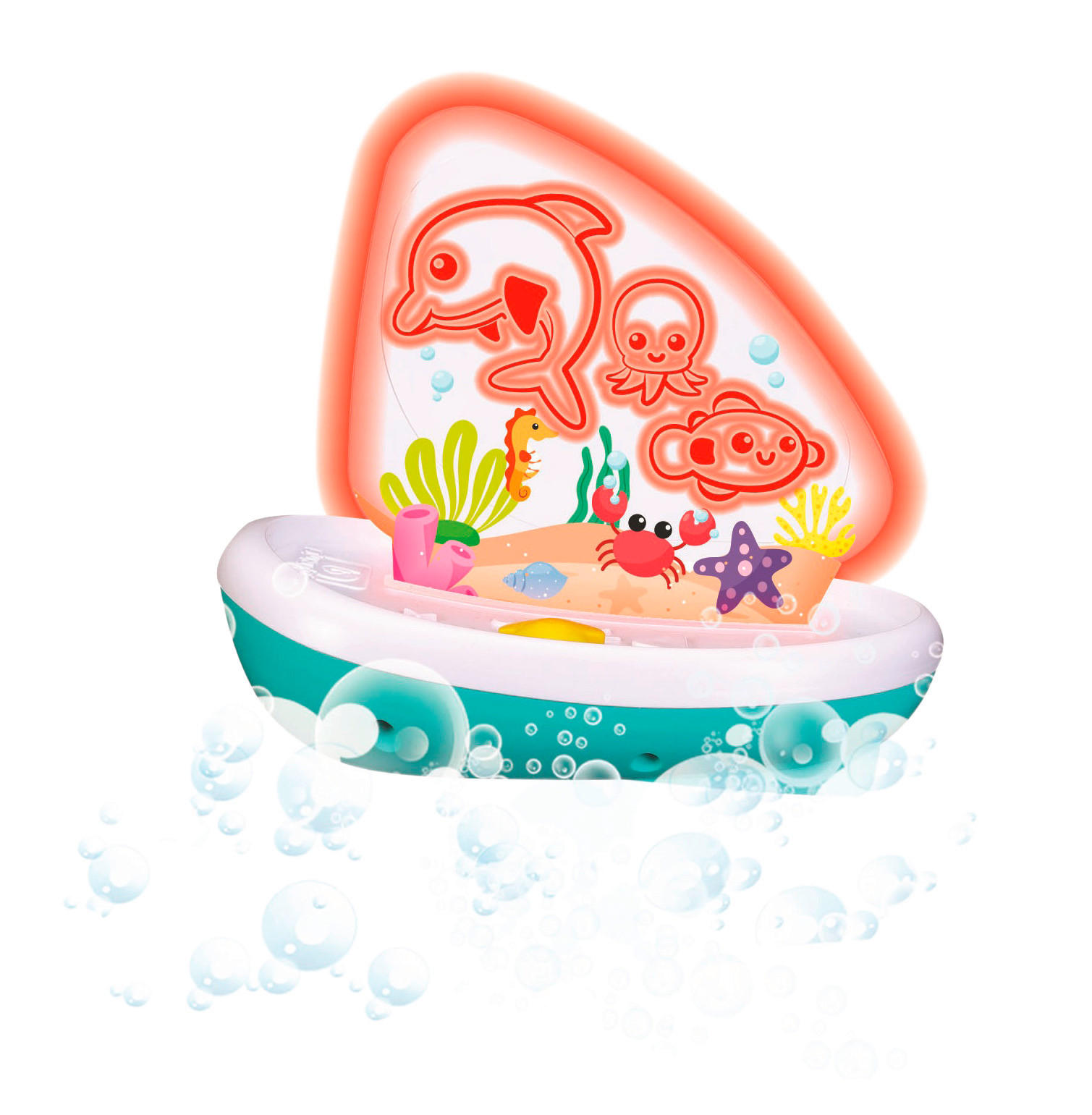 BBJunior Badespielzeug Splash 'n Play Light Up Segelboot B/H/L: ca. 8,2x8,2x15 cm
