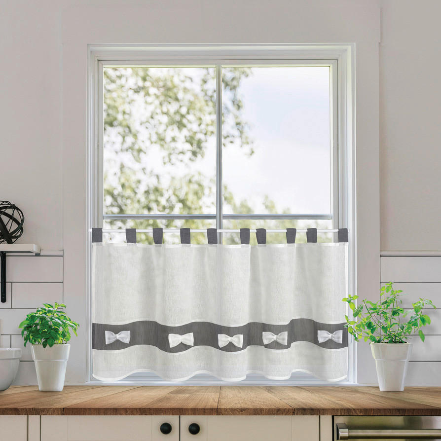 Happy Home Scheibengardine Susi offwhite B/L: ca. 140x50 cm