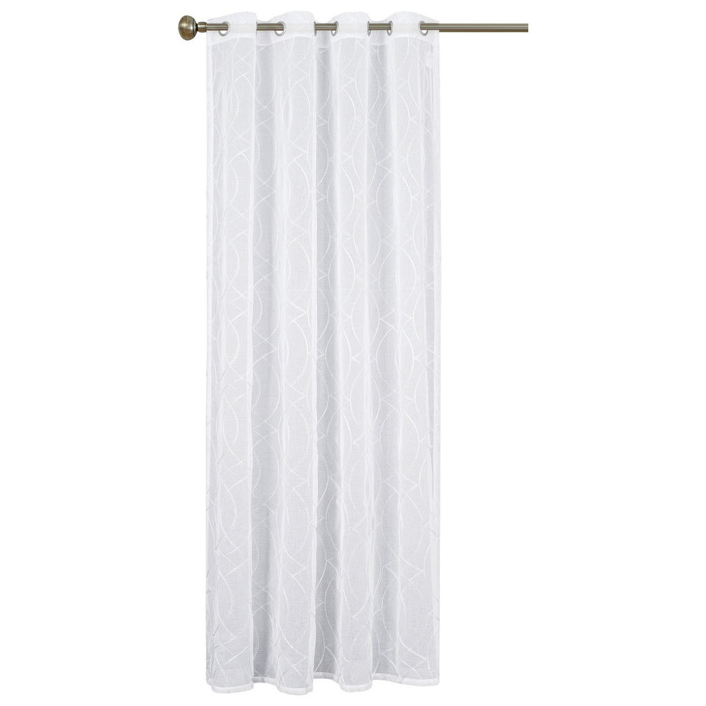 Thumbnail - home Topline Ösenvorhang Mona weiß B/L: ca. 135x245 cm