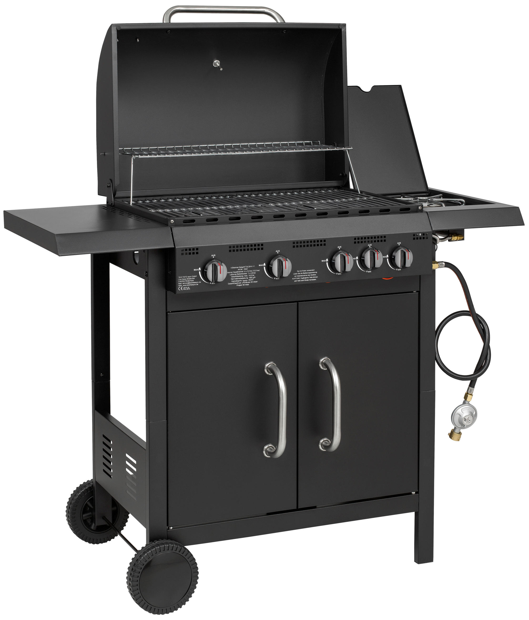 tepro Gasgrill Stahl B/H/L: ca. 53x95x108 cm