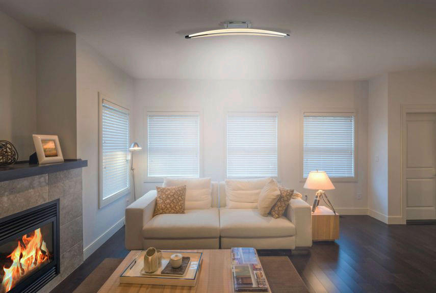 Thumbnail - Näve Leuchten LED Deckenleuchte NV1232742 Chrom Aluminium B/H/T: ca. 11x15x100 cm null 1 Brennstellen