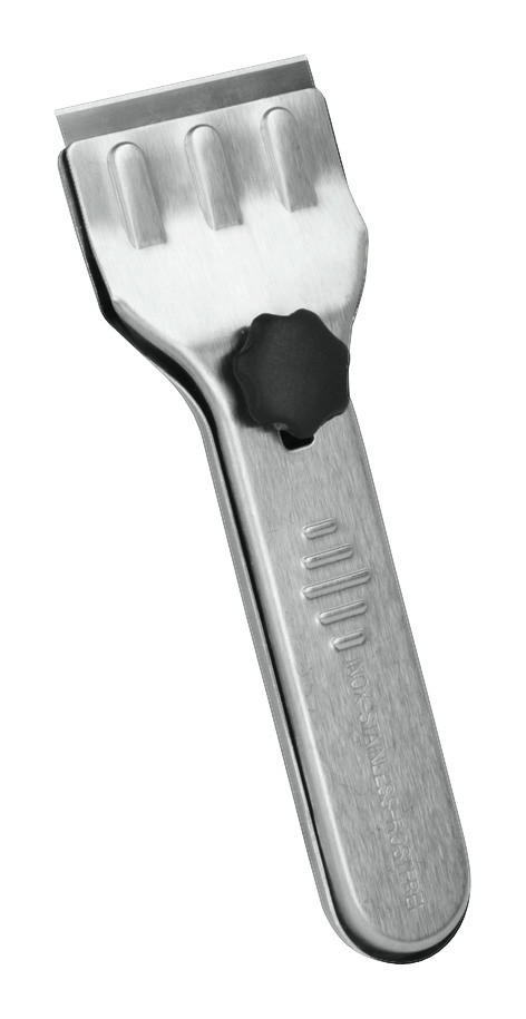 Metaltex Ceranfeldschaber silber Edelstahl