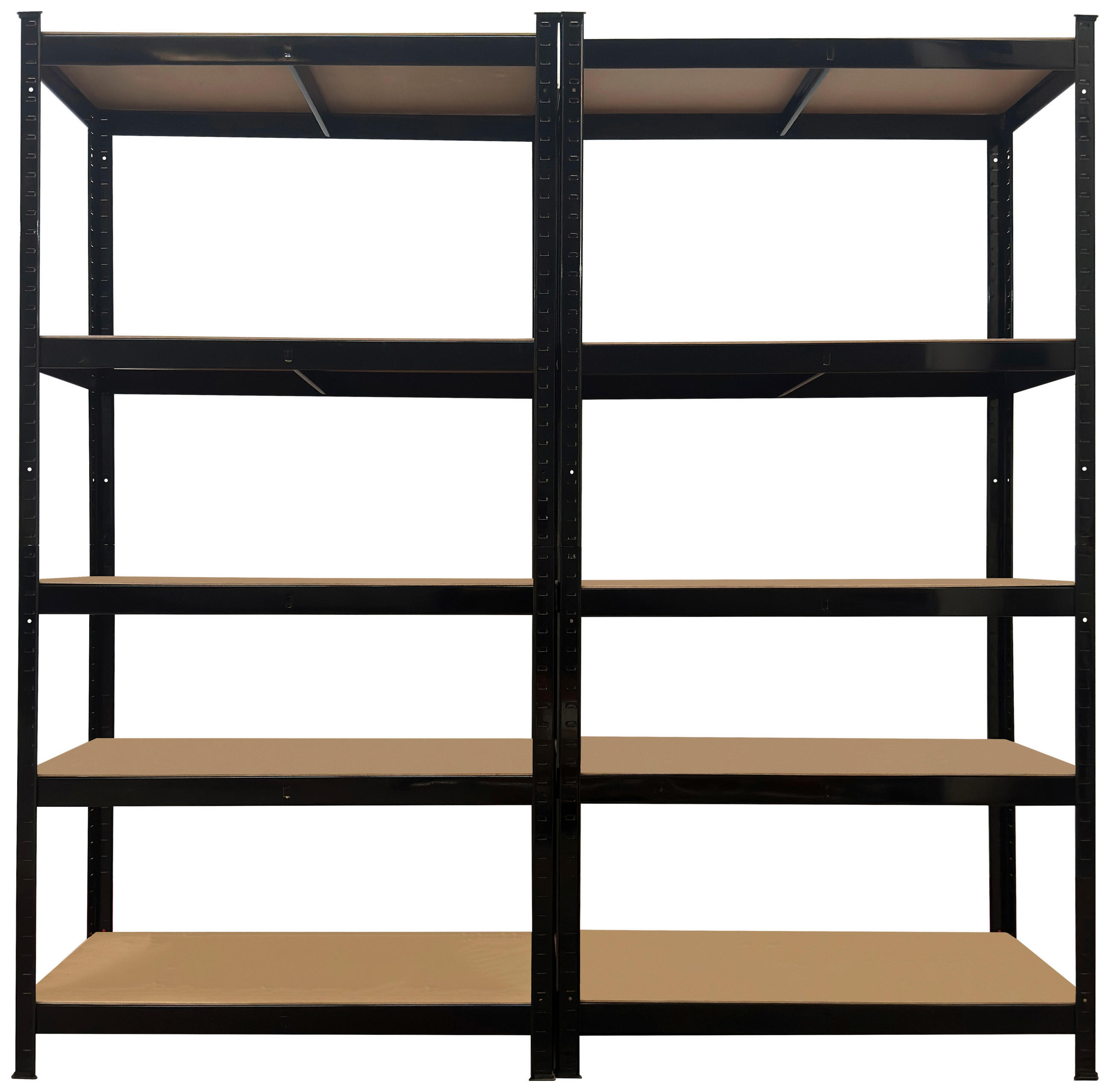 Schwerlastregal 2erSet schwarz B/H/T: ca. 200x200x60 cm