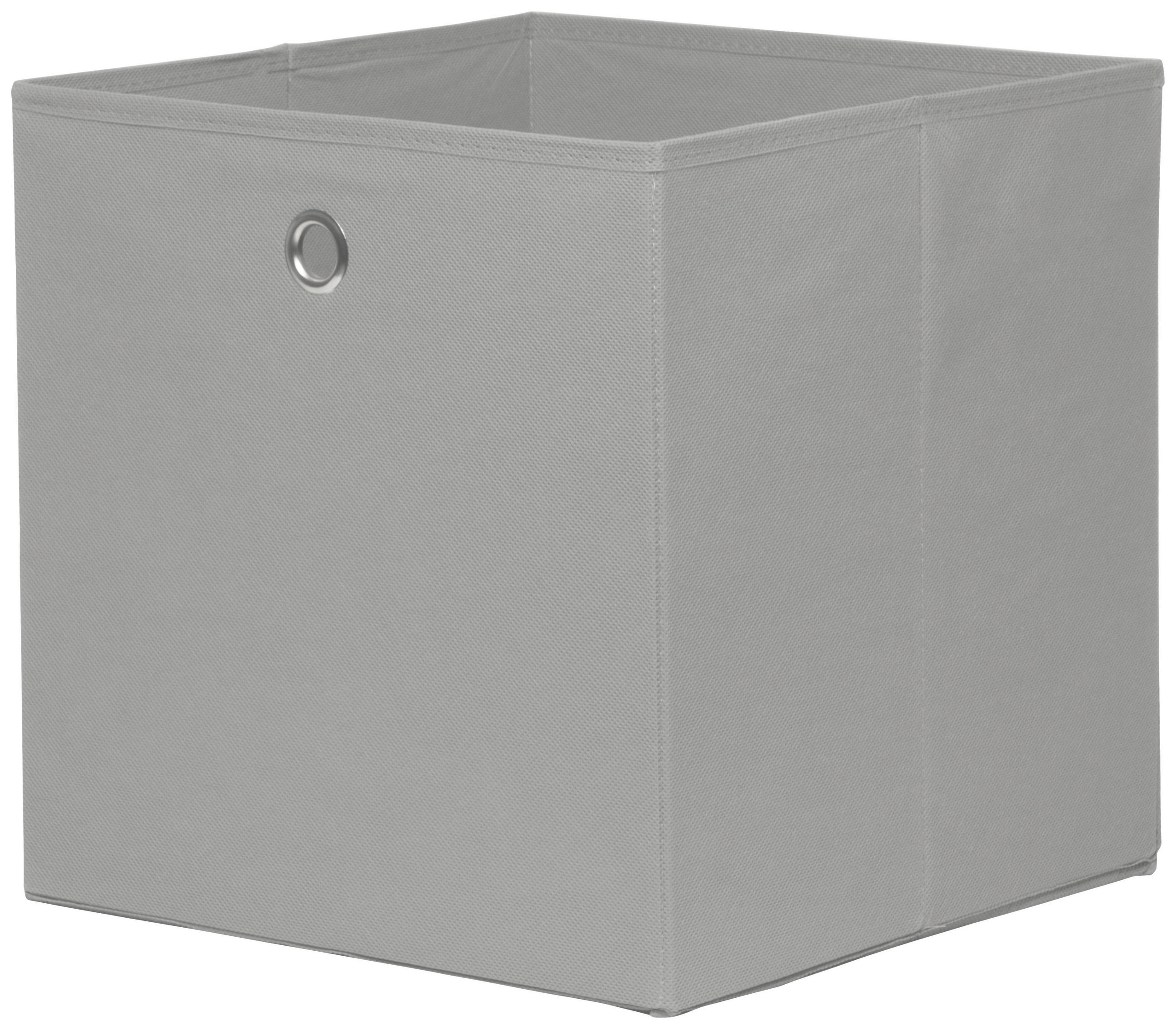 Stoffbox grau B/H/T: ca. 32x32x32 cm