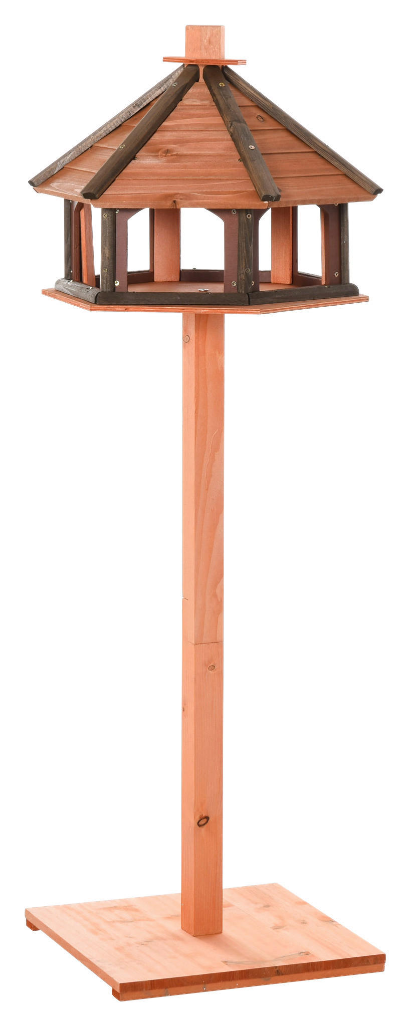 PawHut Vogelhaus natur Holz B/H/L: ca. 52x130x52 cm