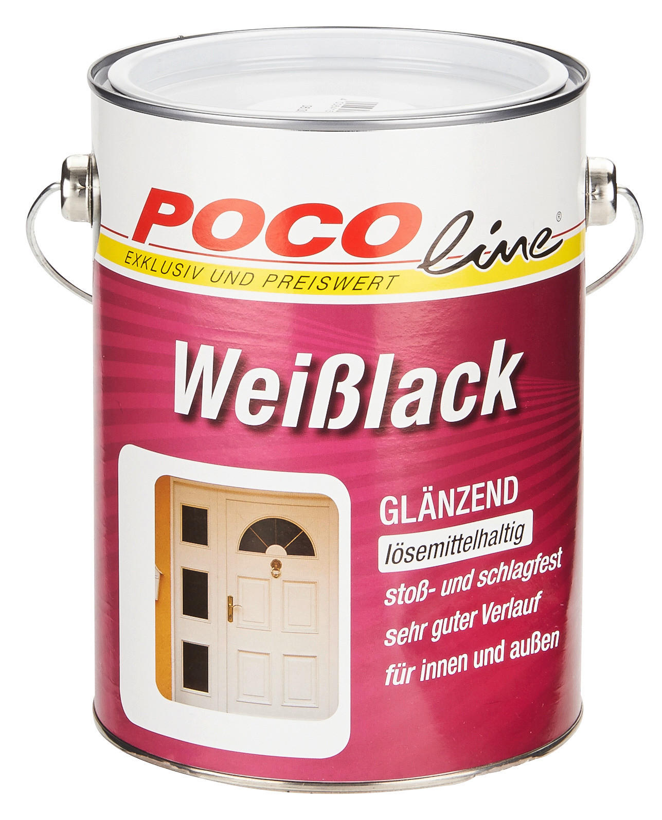 POCOline Weißlack weiß glänzend ca. 2,5 l