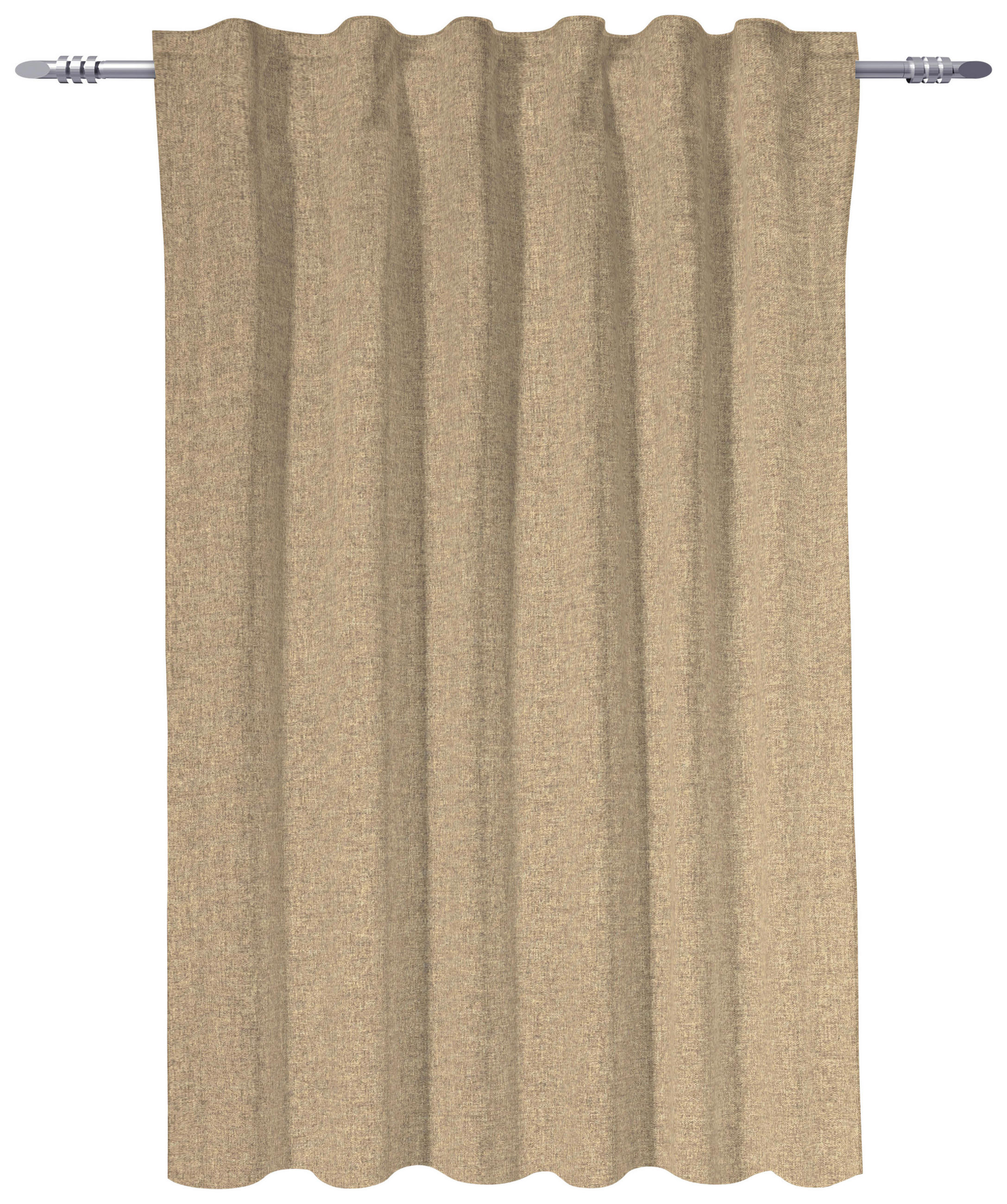 Thumbnail - POCOline Kombivorhang Ulrich sand B/L: ca. 135x145 cm