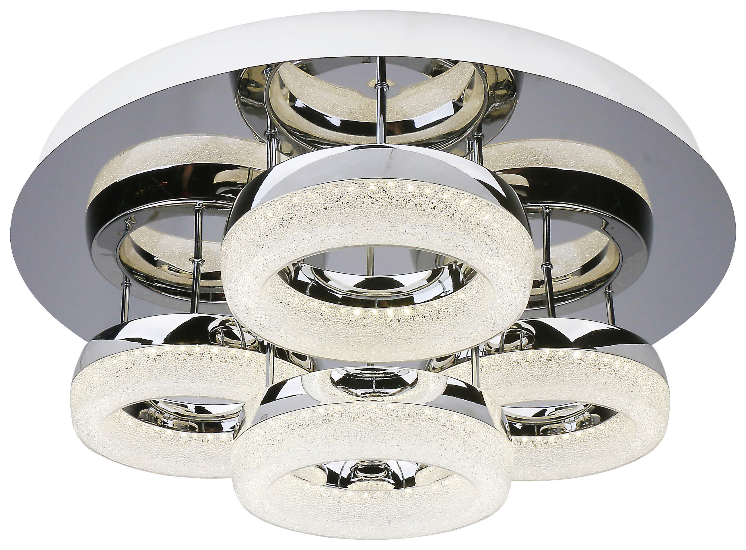 Thumbnail - POCOline Deckenleuchte Espen Chrom Metall H/D: ca. 20x48 cm