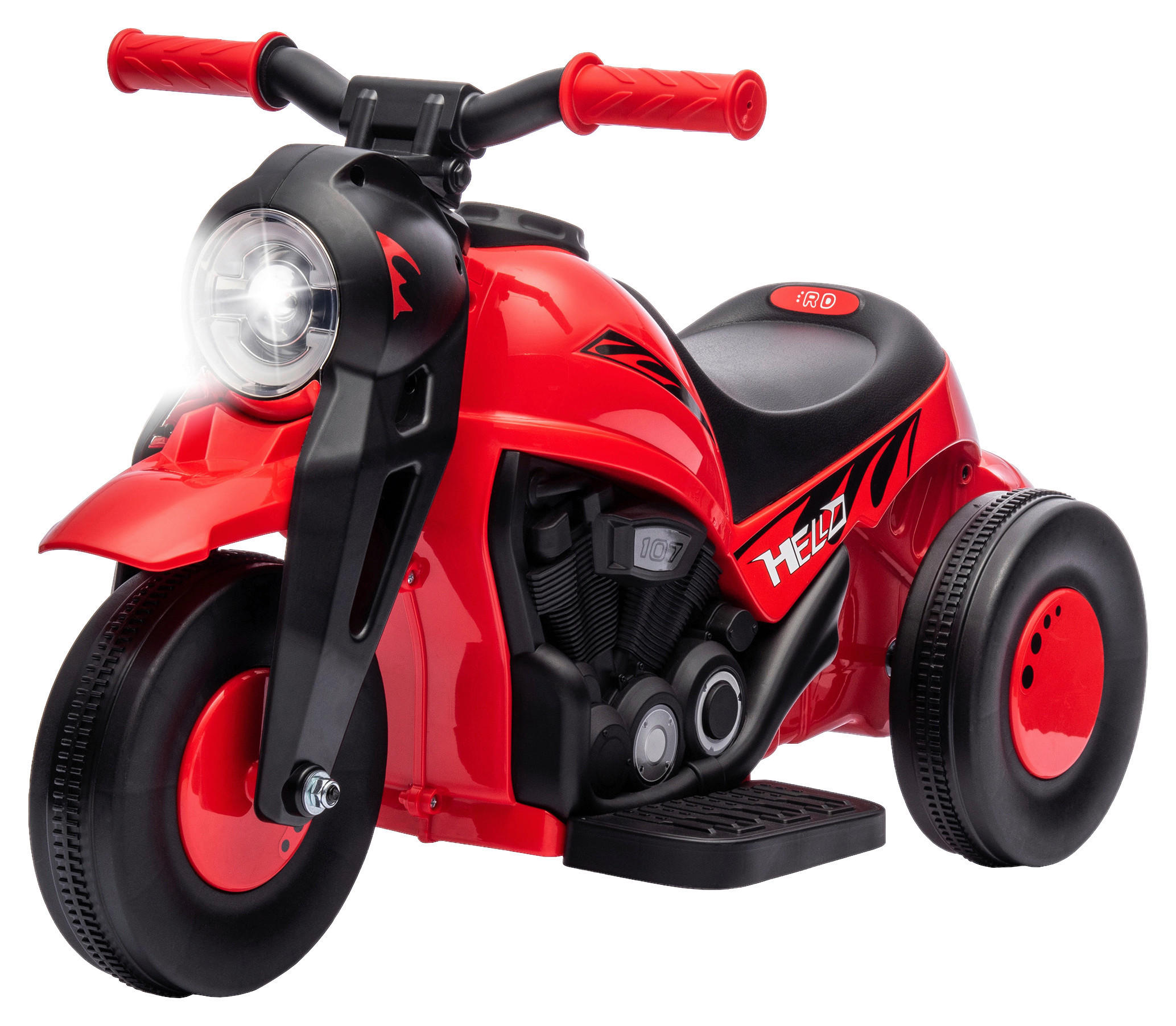 AIYAPLAY Elektromotorrad rot B/H/L: ca. 36x43,5x80 cm