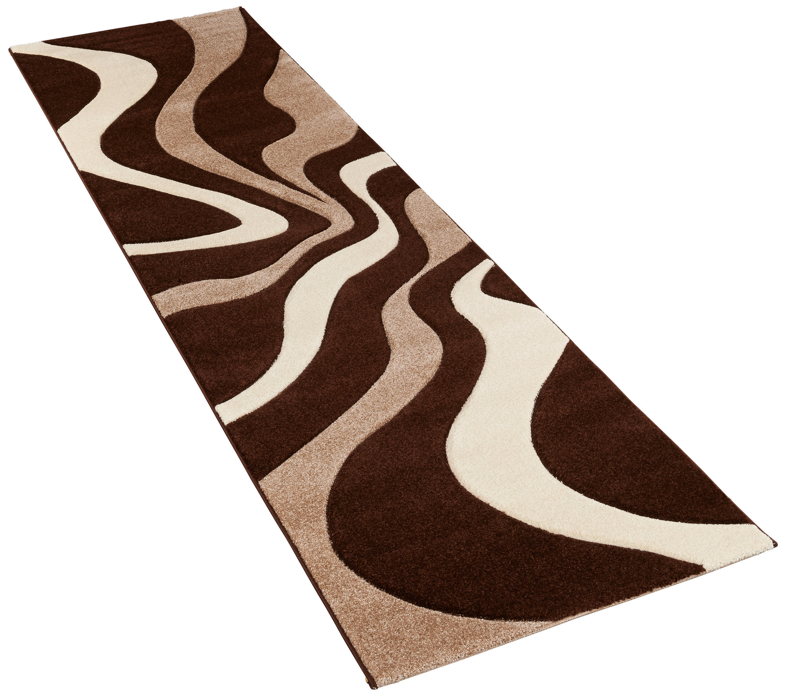 Webteppich Casino braun B/L: ca. 60x110 cm