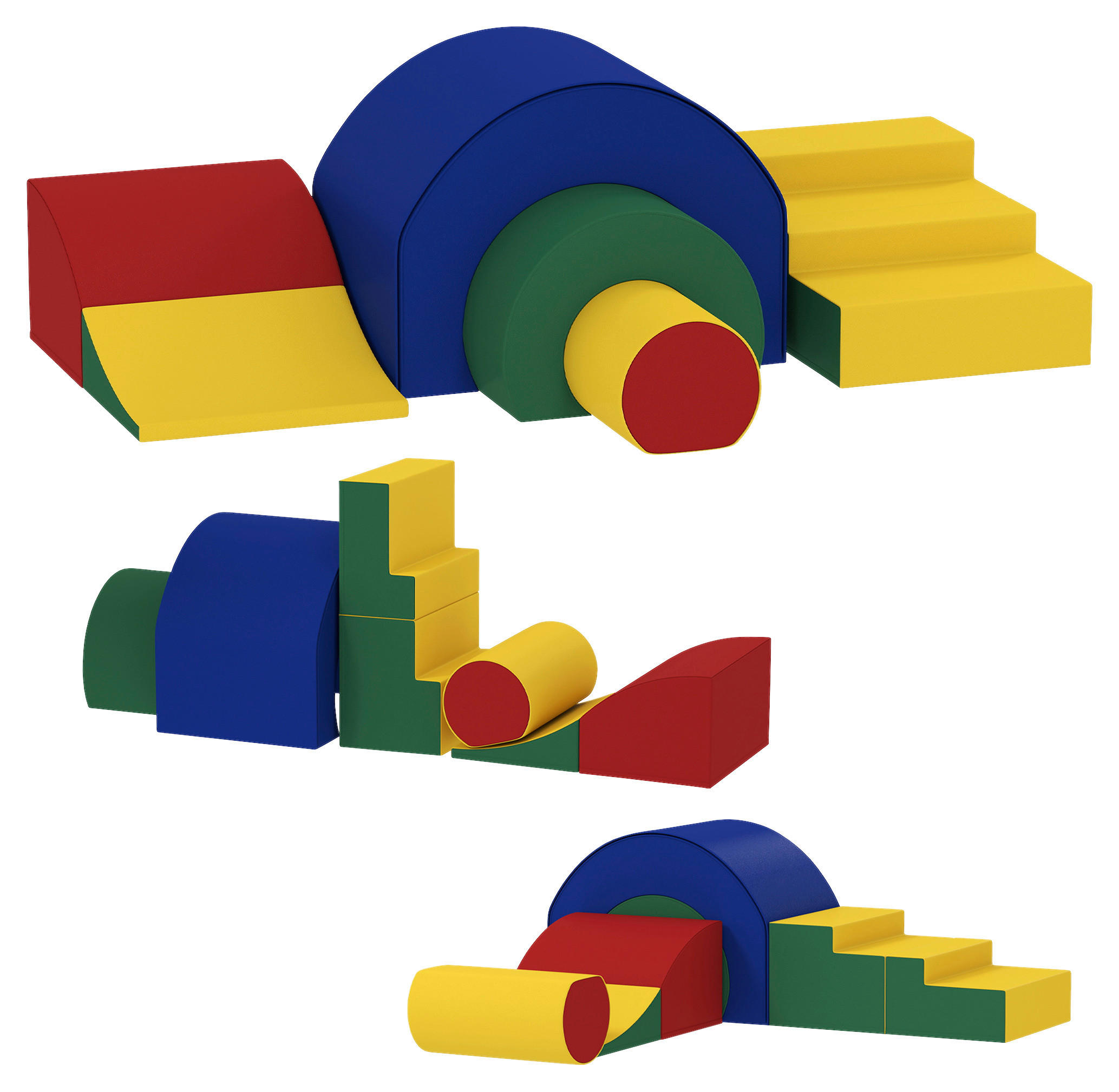 AIYAPLAY Schaumstoffbausteine B/H/L: ca. 39x44x181 cm