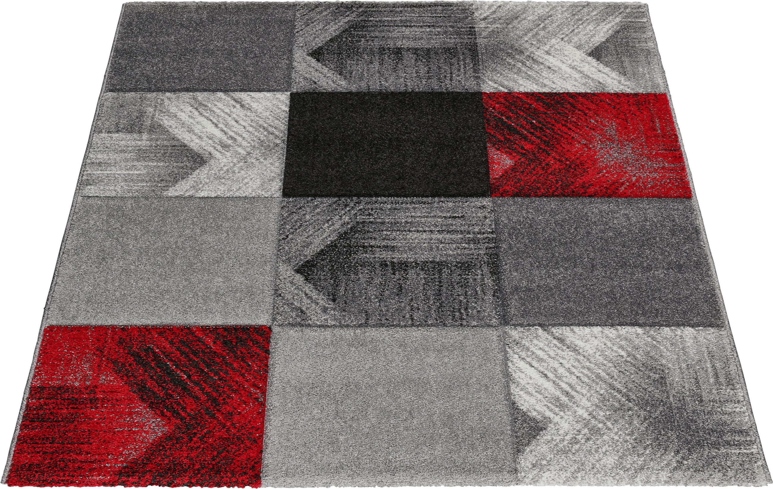 Thumbnail - Webteppich Malta rot B/L: ca. 120x170 cm