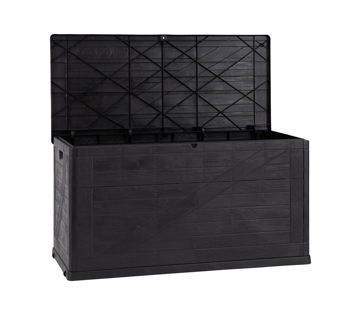 Thumbnail - Toomax Aufbewahrungsbox Wood anthrazit Kunststoff B/H/L: ca. 63x56x120 cm