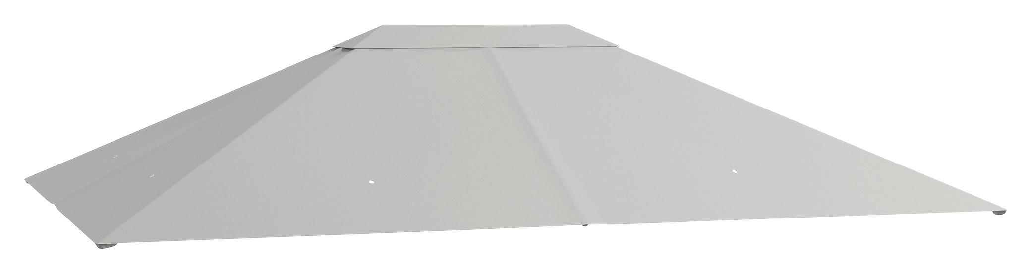 Outsunny Pavillondach hellgrau Polyester B/H/L: ca. 297x1x397 cm