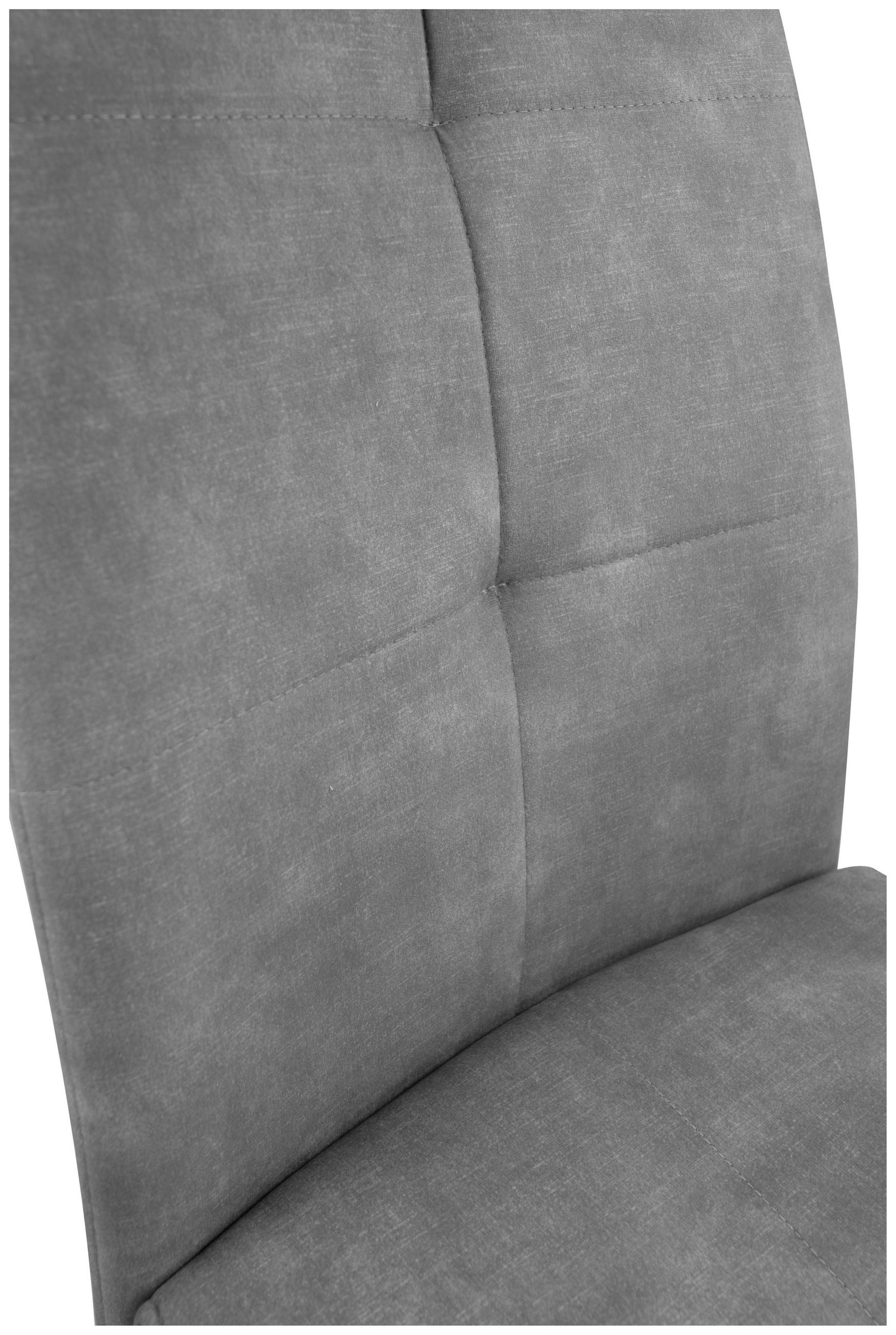 Thumbnail - Schwingstuhl Zora hellgrau Microfaser B/H/T: ca. 42x100x61 cm