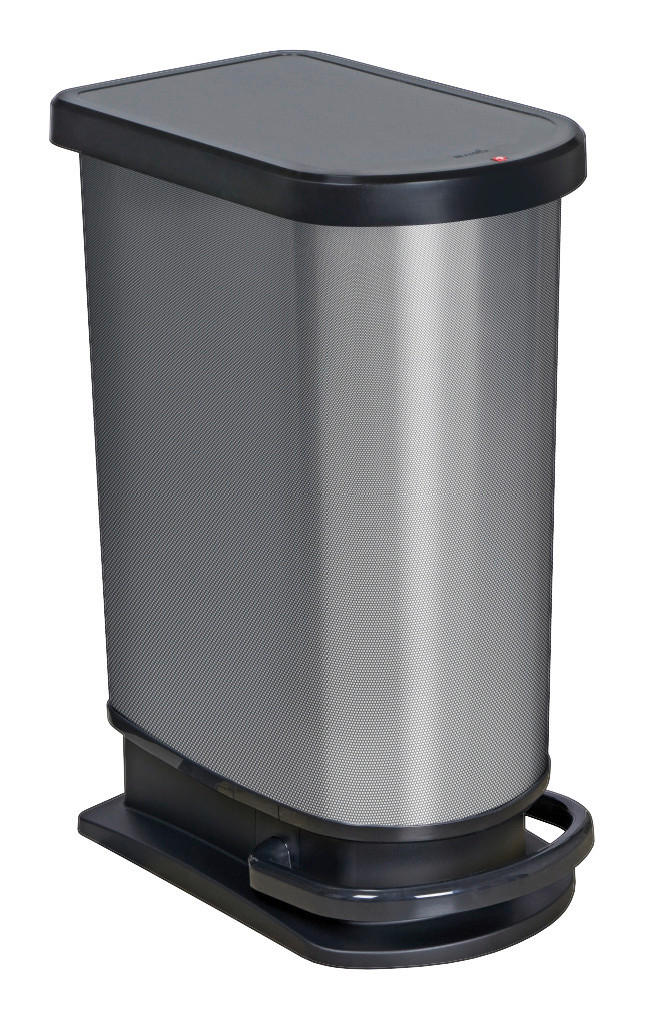 Rotho Treteimer PASO grau B/H/L: ca. 29x67x44 cm