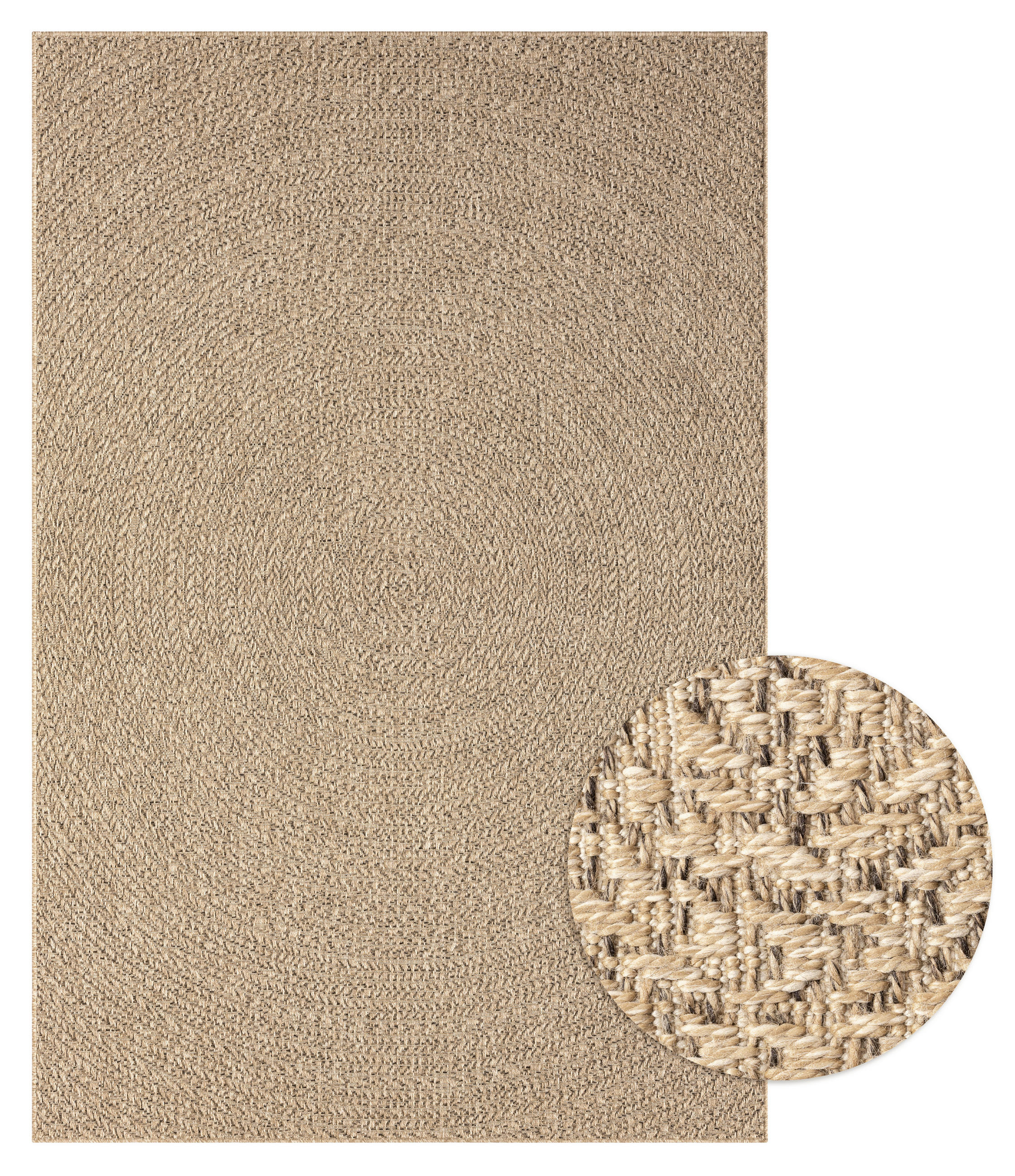 Merinos In-/Outdoor-Teppich Kenzy natur B/L: ca. 120x170 cm