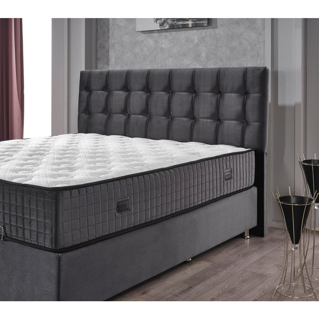 Thumbnail - Polsterbett Etna anthrazit Liegefläche B/L: ca. 180x200 cm