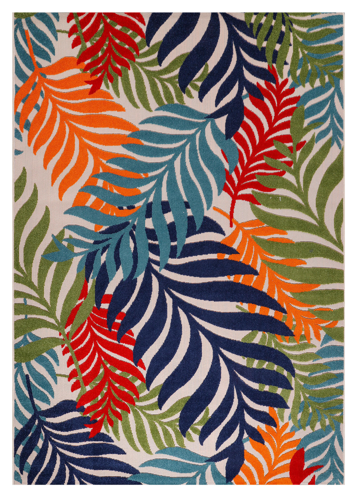 Sanat Outdoorteppich FLORAL bunt B/L: ca. 80x150 cm