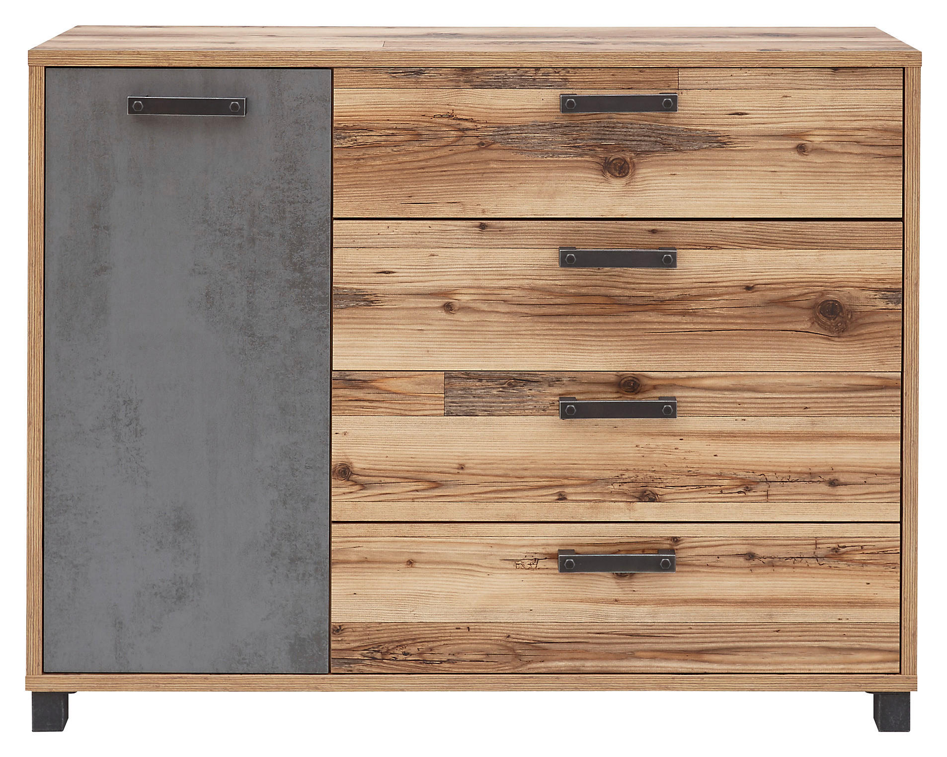 Thumbnail - Kommode Dover Alpin Lodge Nachbildung Betonoxid Optik B/H/T: ca. 125x96x38 cm