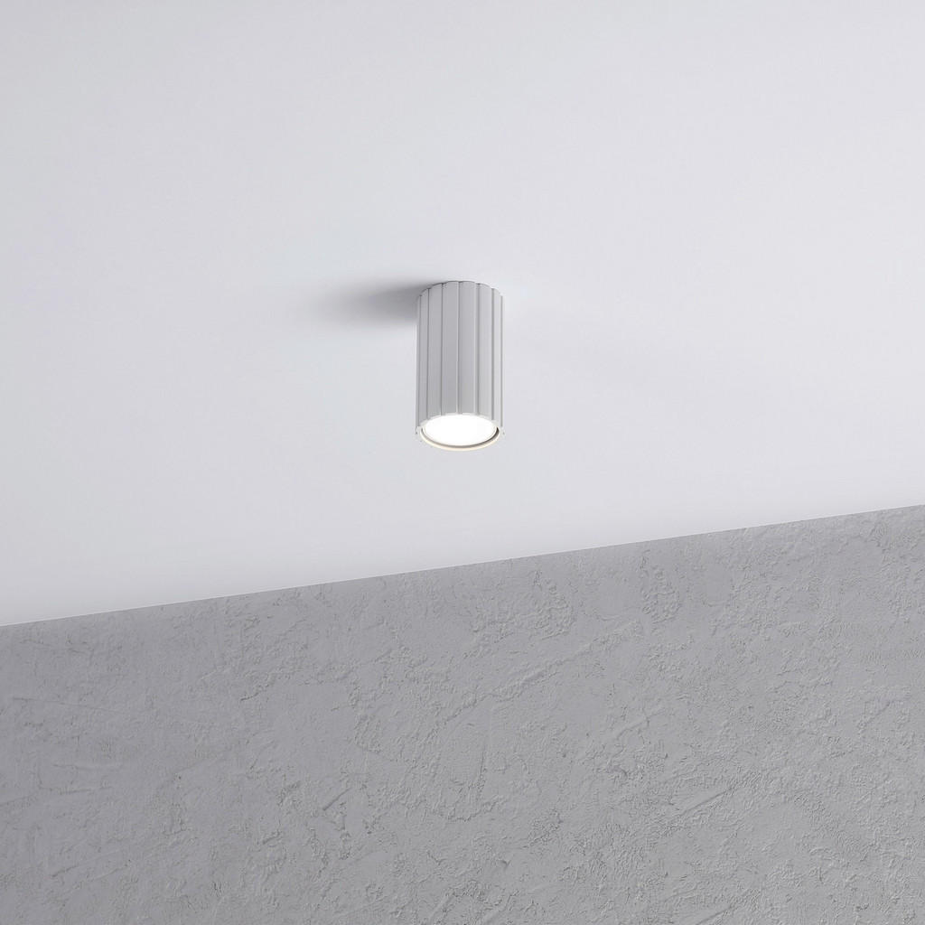 Thumbnail - Lamkur Strahler weiß Stahl B/H/L: ca. 6,5x10x6,5 cm 1 Brennstellen