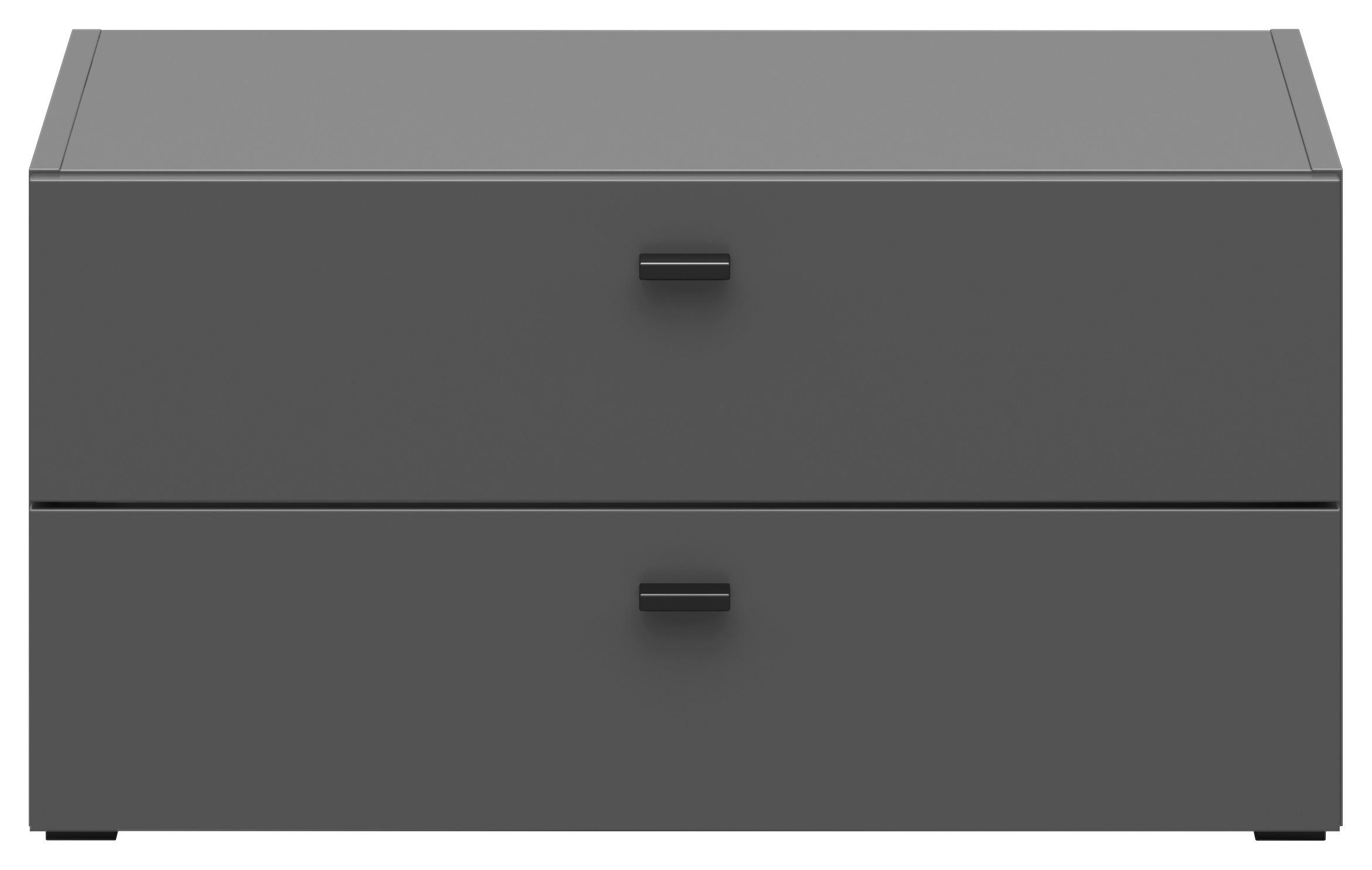 Thumbnail - Schubkastenkommode System 64 anthrazit matt B/H/T: ca. 64x32x35 cm