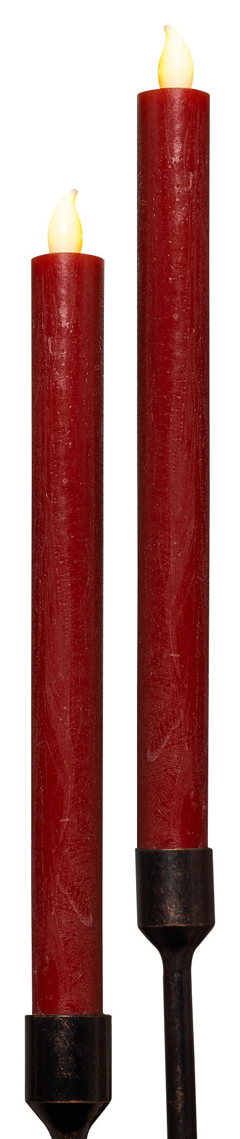 HI LED-Kerze rot B/H: ca. 2x25 cm