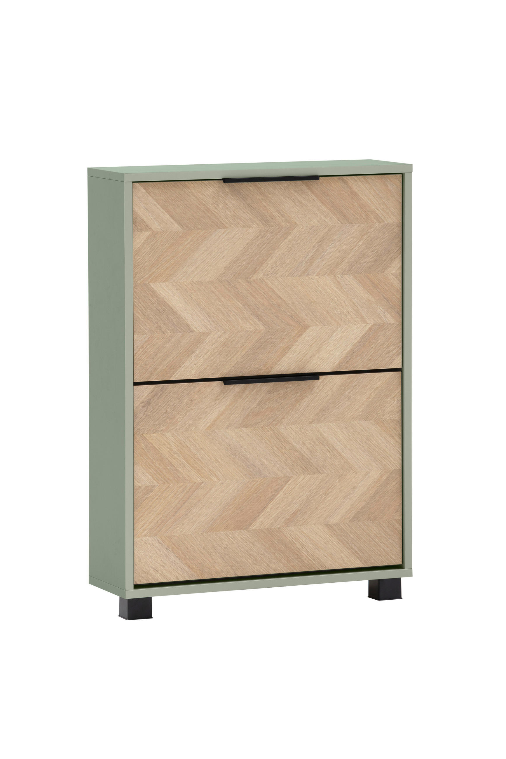Schuhkipper Piazza, 2er Pistazie Eiche Nachbildung B/H/T: ca. 59,8x85,7x19,55 cm