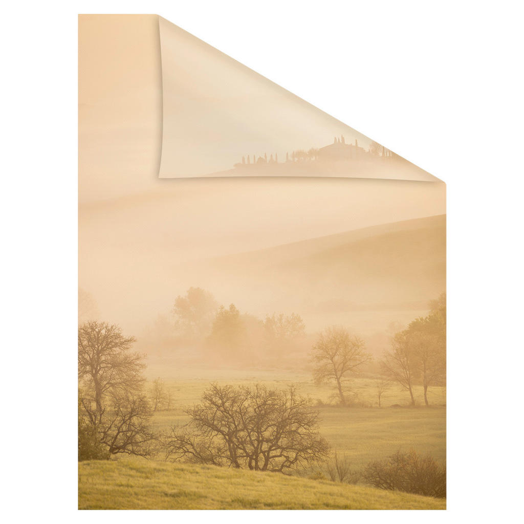 Thumbnail - LICHTBLICK Fensterfolie Toskana Natur Toskana orange B/L: ca. 100x180 cm