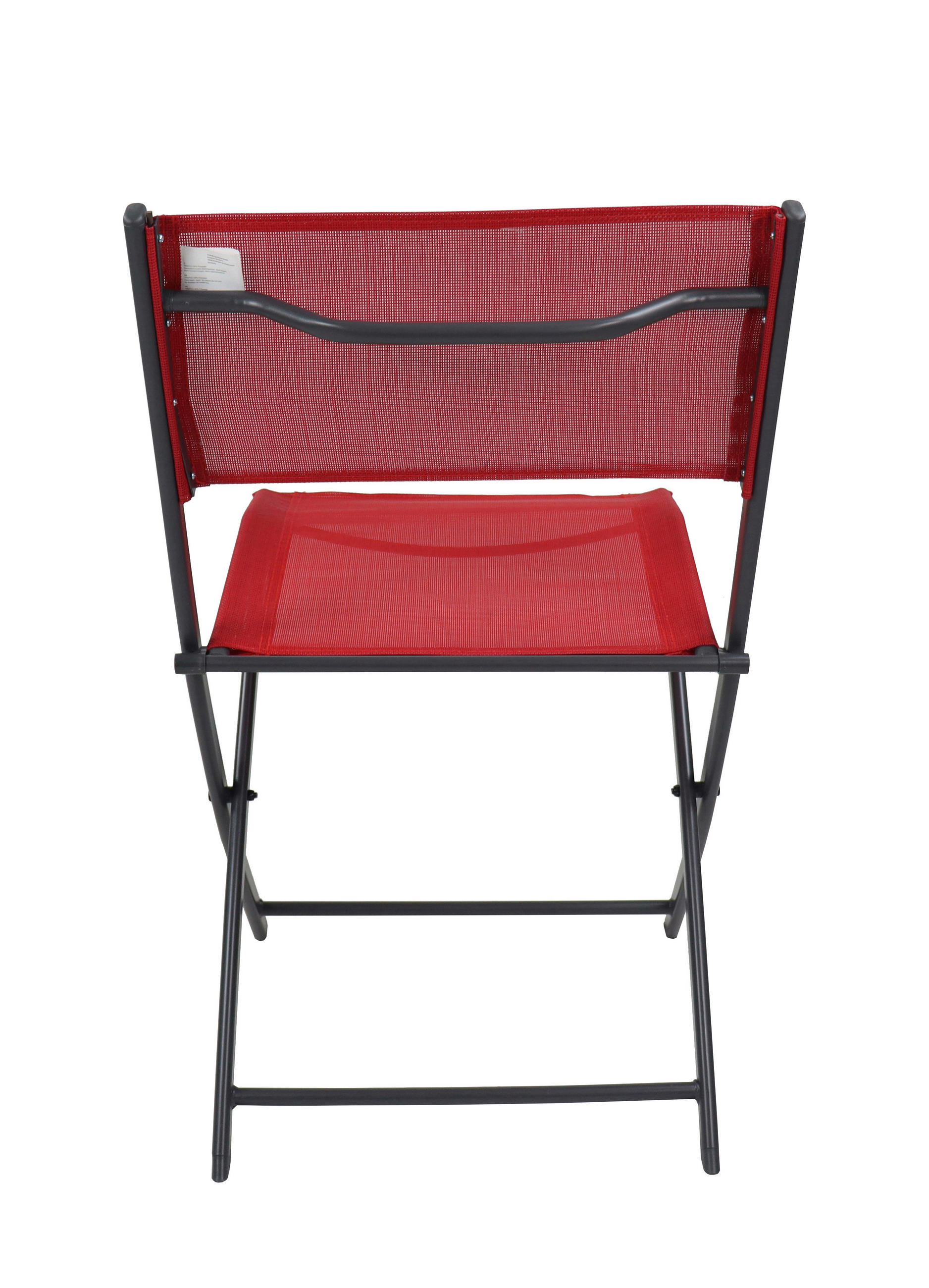 Thumbnail - VCM Gartenstuhl 6er Set Sumila rot Metall B/H/L: ca. 45x79x46 cm