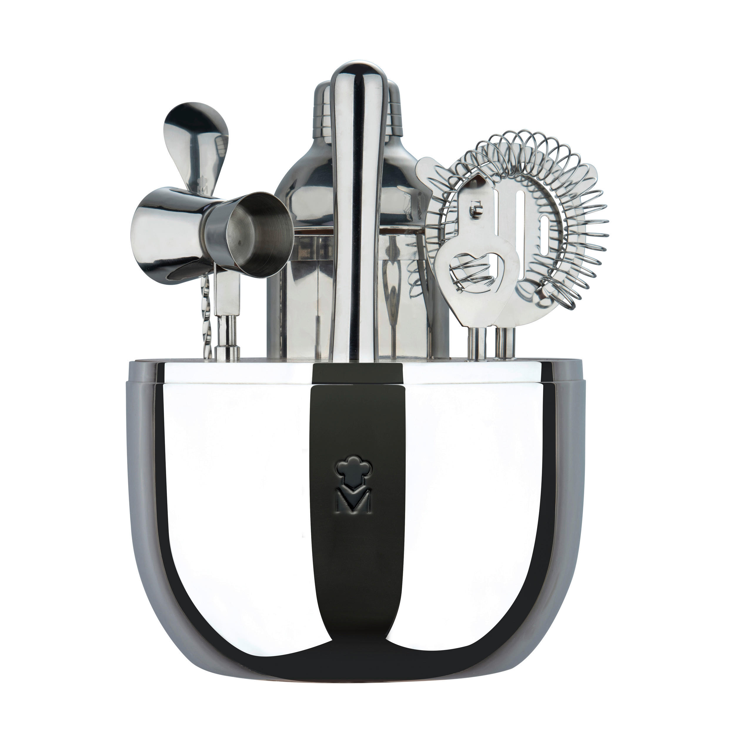 MASTERPRO Cocktail-Set THE DROP silber Edelstahl
