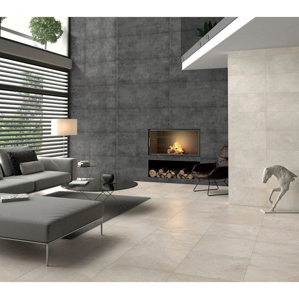 Thumbnail - Wandpaneel grau Styropor B/L/S: ca. 50x50x0,3 cm