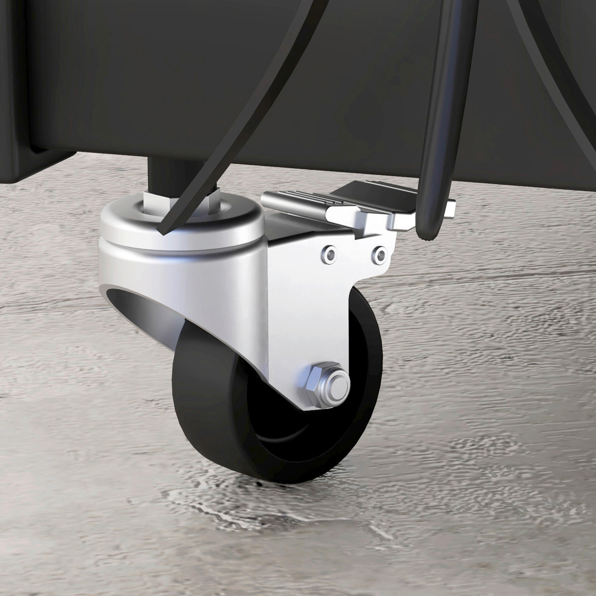 Thumbnail - Outsunny Kaminholzständer schwarz B/H/L: ca. 30x76x48 cm