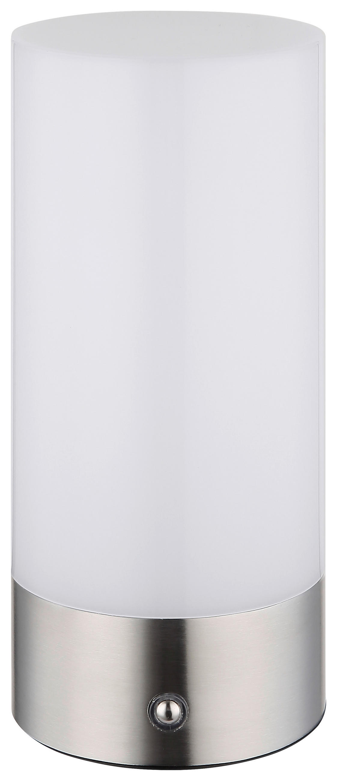 GLOBO LED-Ticshleuchte Lex nickel matt Metall H/D: ca. 19x8,8 cm