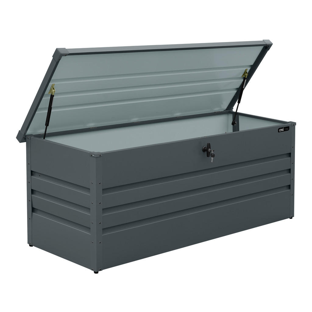 Thumbnail - AXI Outdoor Living Gartenbox Miles anthrazit Metall B/H/L: ca. 70x62x165 cm