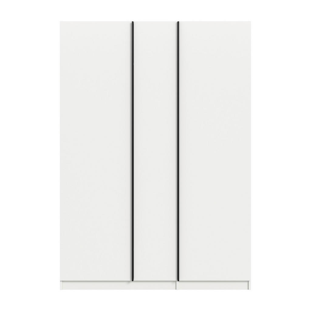 Thumbnail - Kleiderschrank OAKLAND weiß B/H/T: ca. 130x183x53 cm