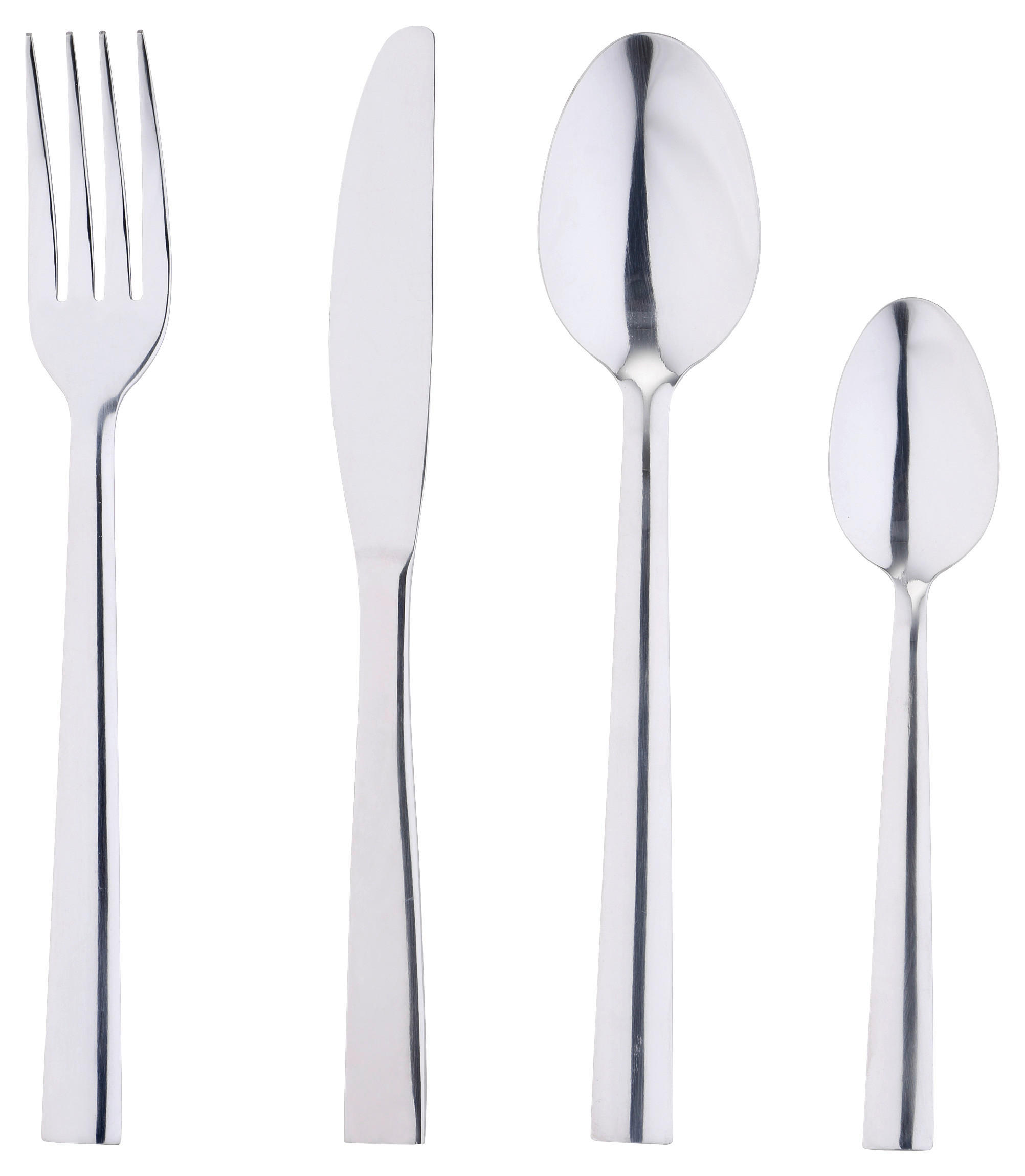 SAN IGNACIO Besteckset CRETE silber Edelstahl 24 tlg.