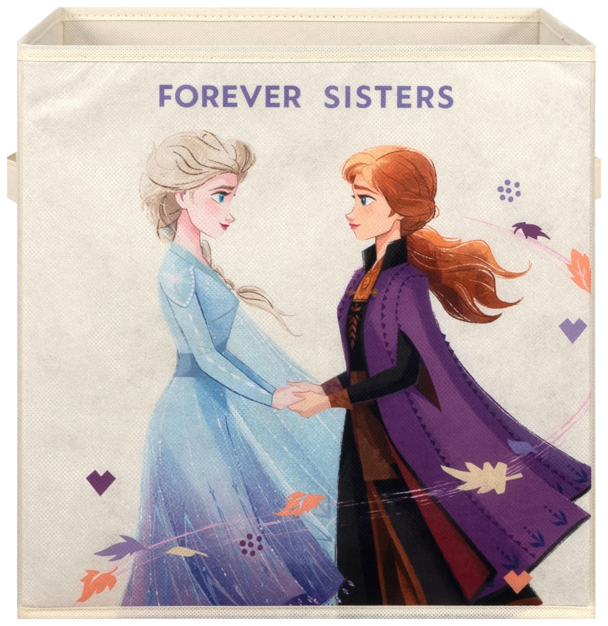 Thumbnail - Stoffbox Frozen beige B/H/T: ca. 32x32x32 cm