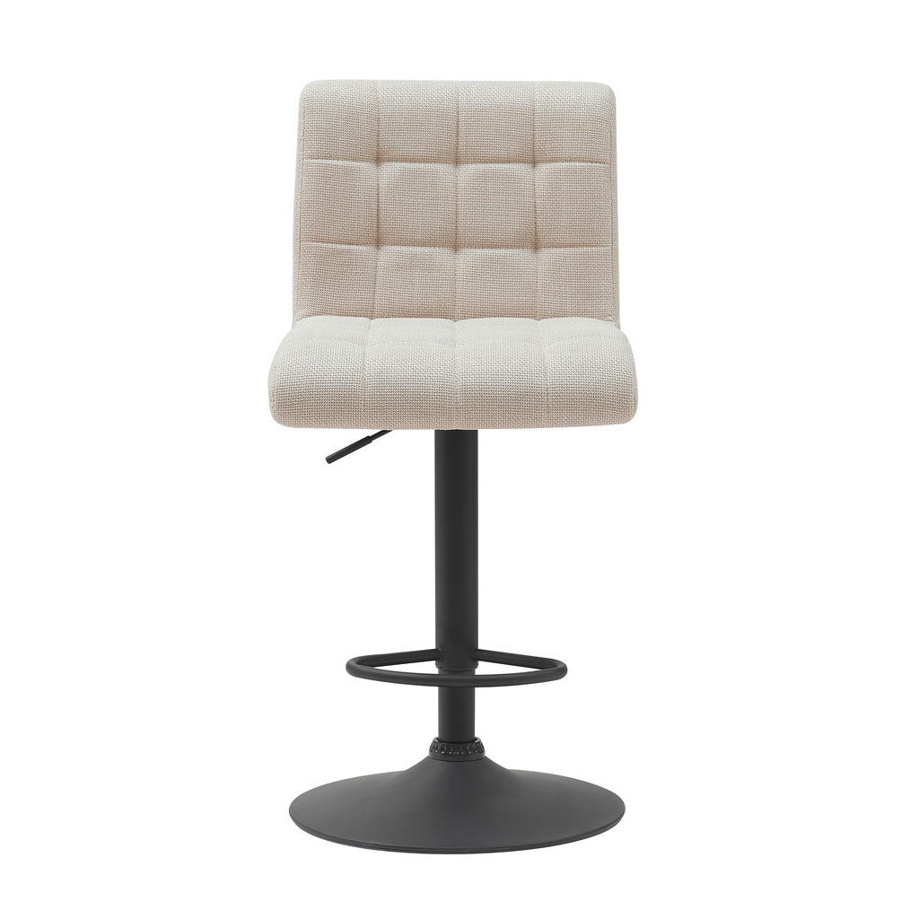 Thumbnail - Barhocker Erika beige Microfaser Webstoff B/T: ca. 47x57 cm