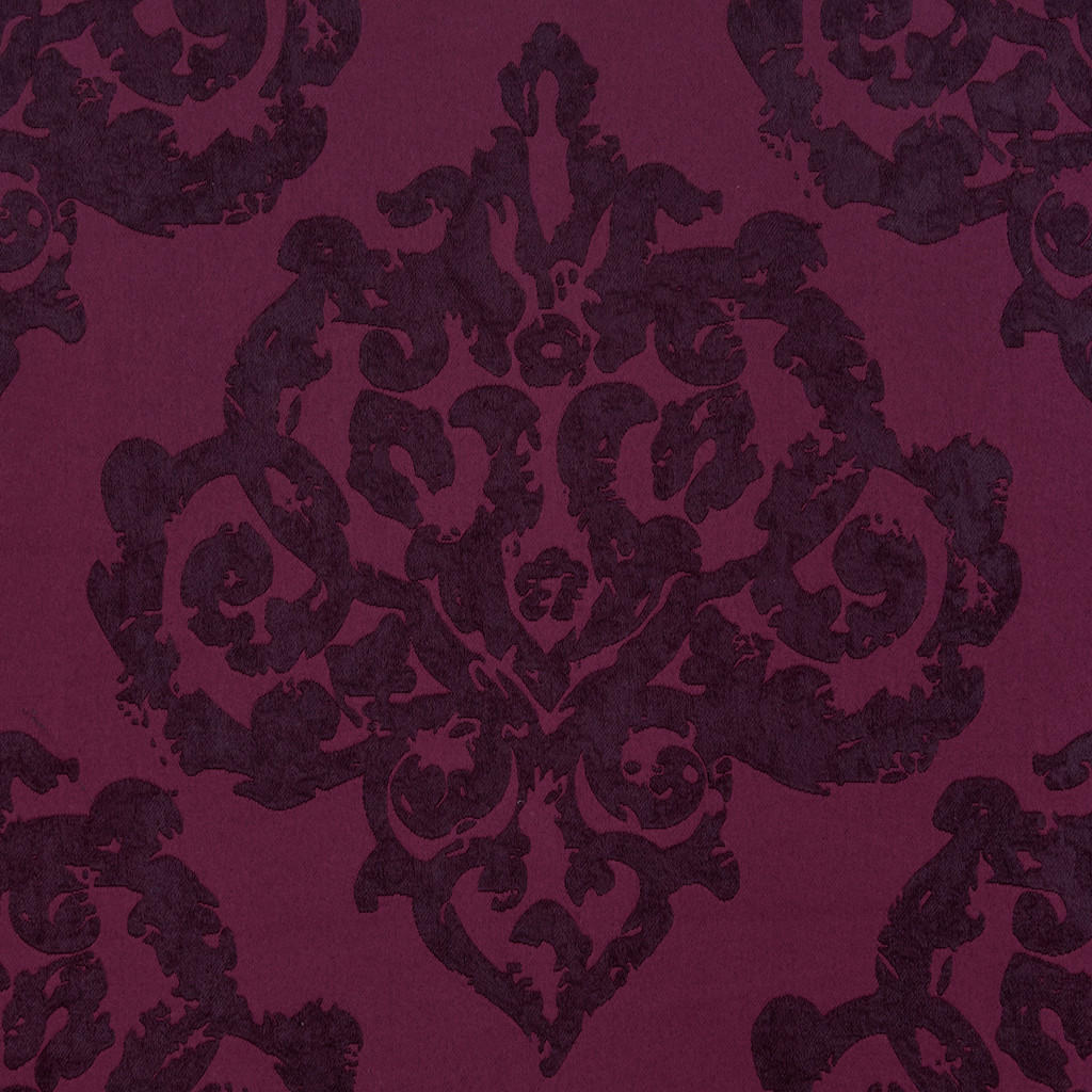 Thumbnail - Verdunklungsvorhang Ornament dunkelrot B/L: ca. 135x245 cm