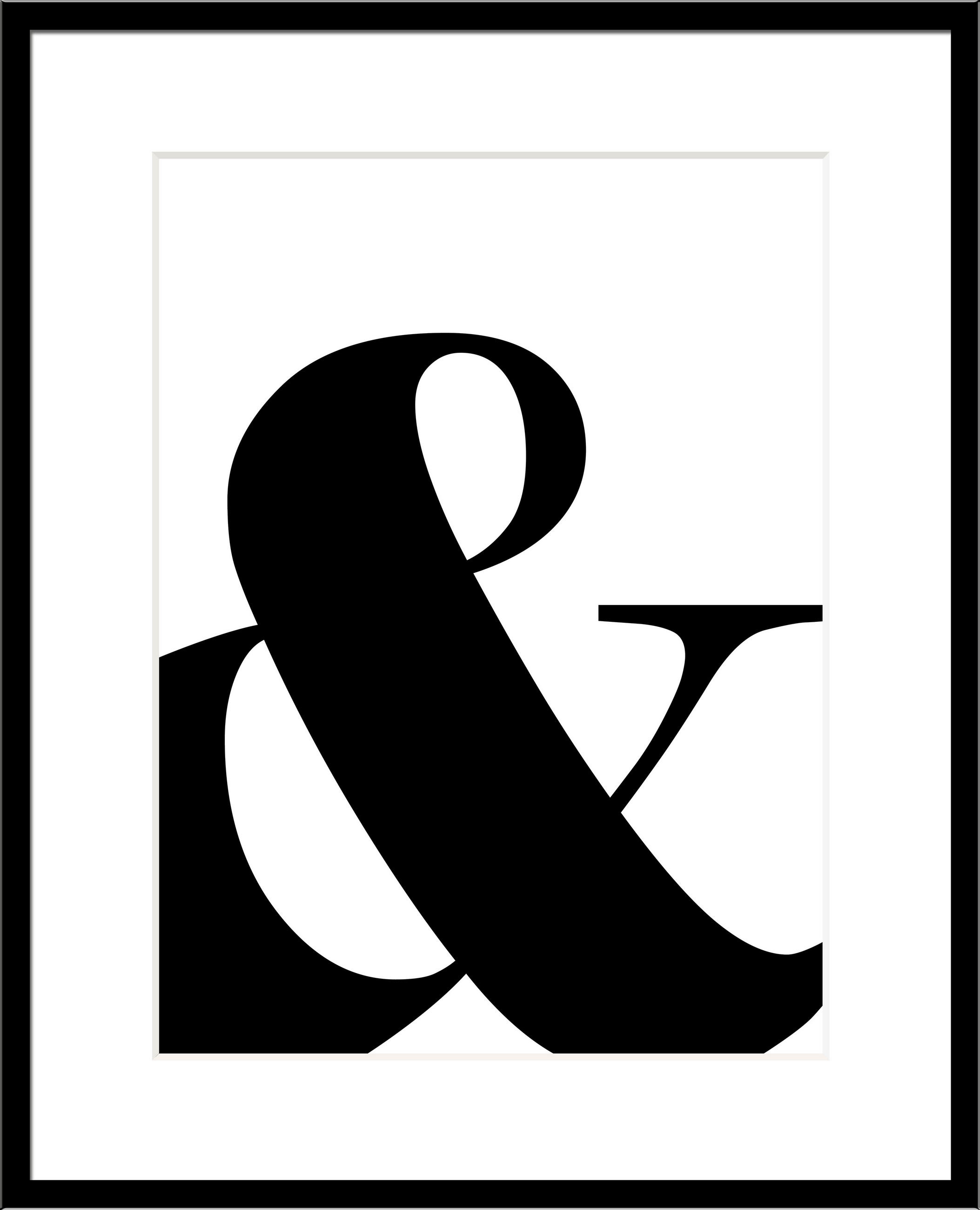 Thumbnail - Bilderrahmen schwarz Holz B/L: ca. 40x50 cm