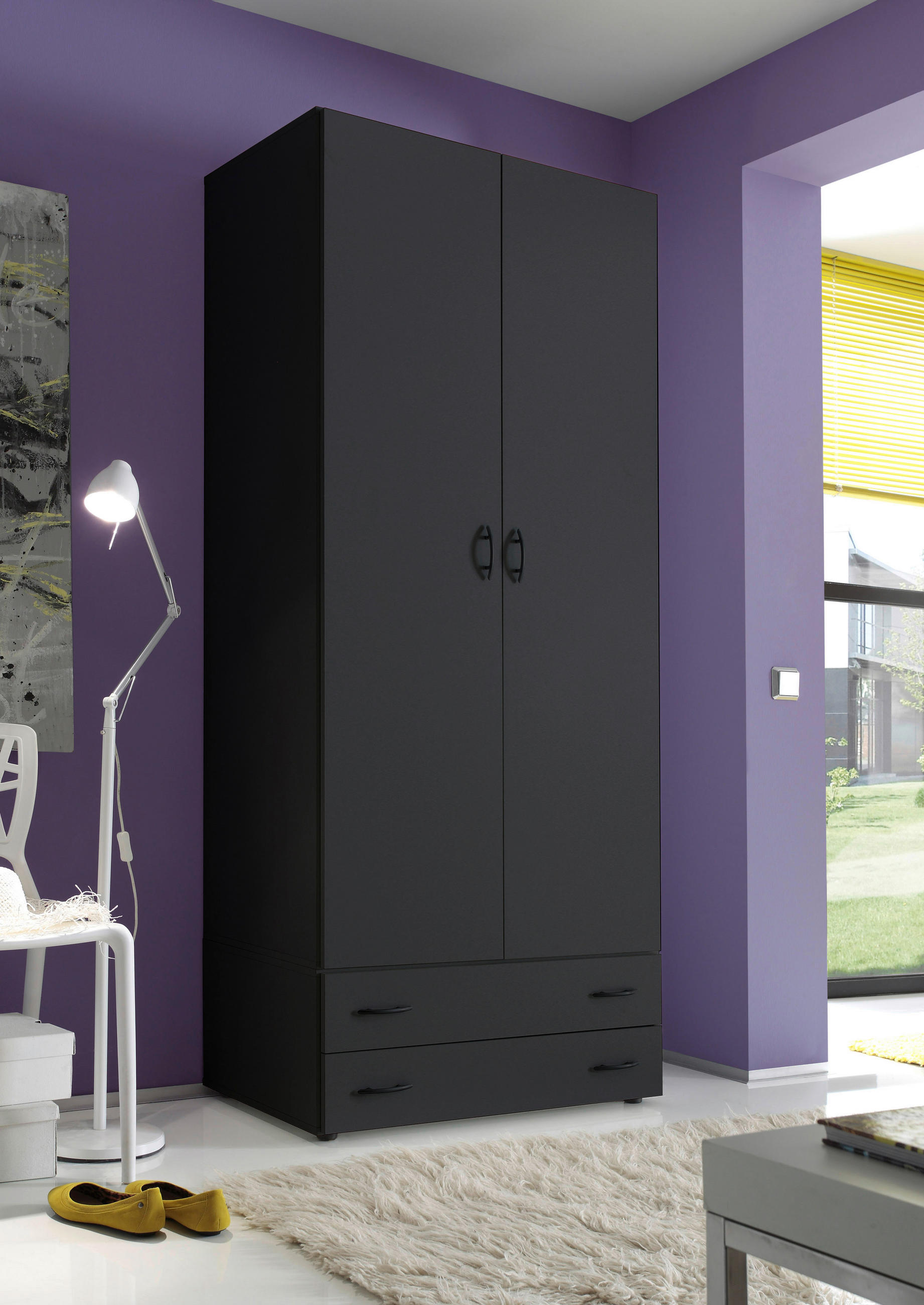 Thumbnail - Schrankuntersatz Joe/Base 2 Graphit B/H/T: ca. 81x33x51 cm