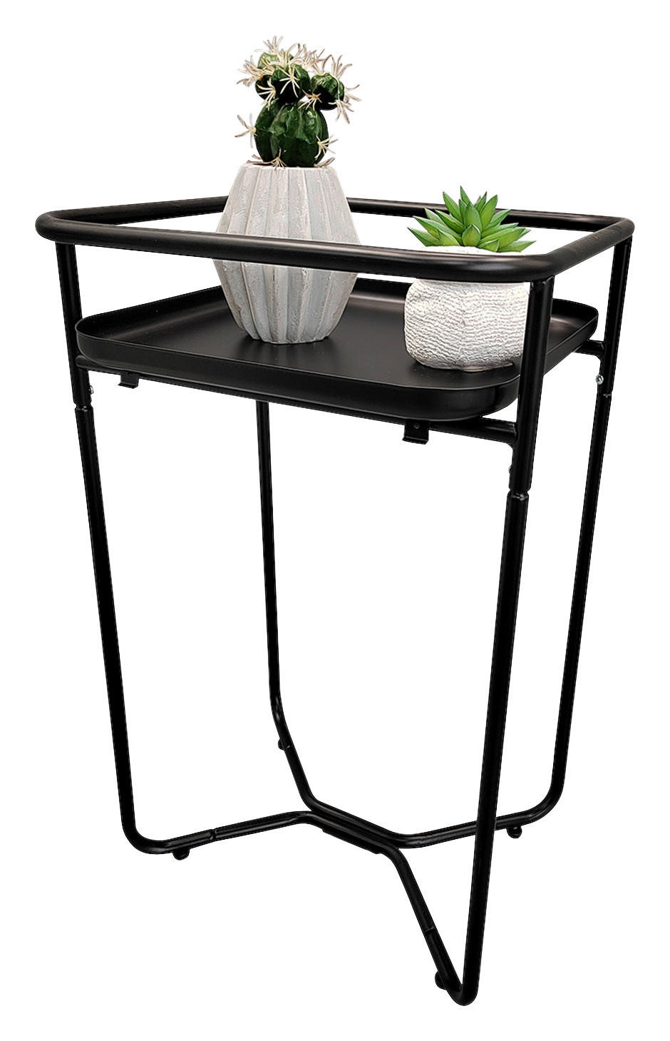 Thumbnail - Beistelltisch Nane schwarz B/H/T: ca. 33x54x33 cm
