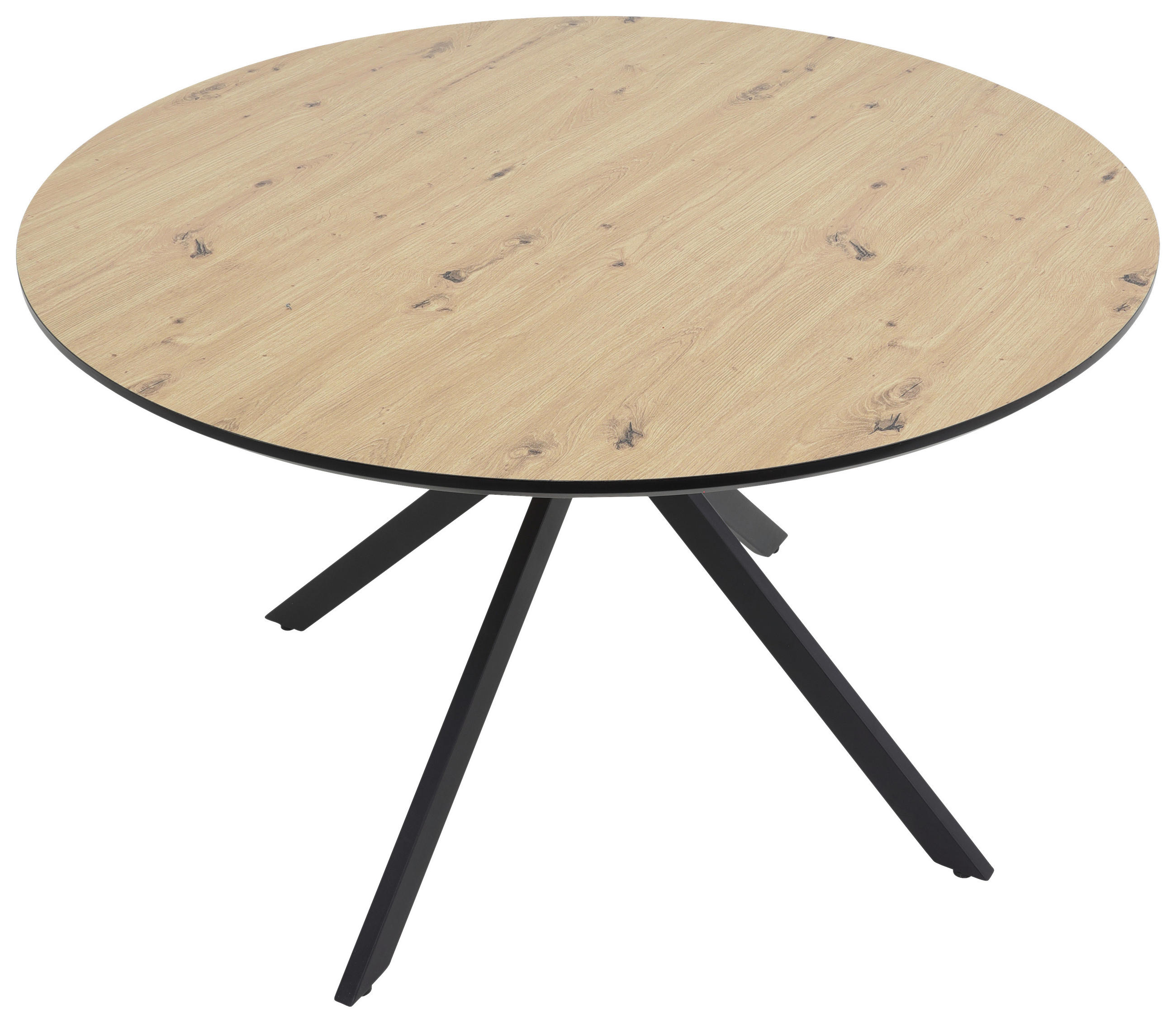 Thumbnail - Esstisch Kindu Eiche schwarz B/H: ca. 120x76 cm